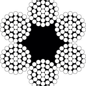 6x19 FC Galvanised Wire Rope