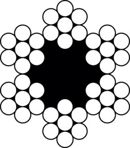 6x7 FC Galvanised Wire Rope