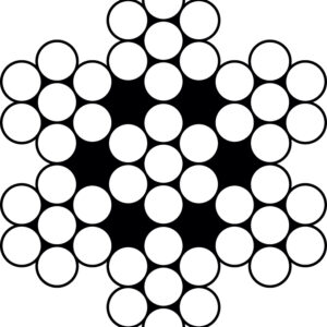 7x7 WSC Galvanised Wire Rope