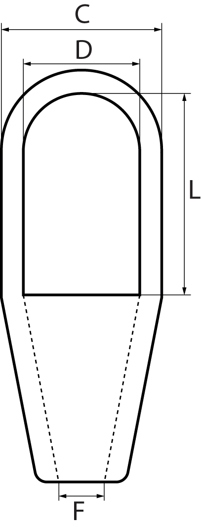Galvanised Closed Spelter Sockets