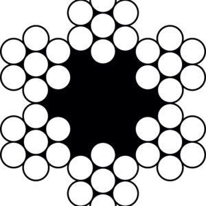 Galvanised Wire Ropes 6x36 IWRC