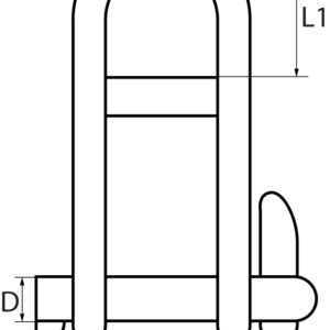 Key Pin Dee Shackles