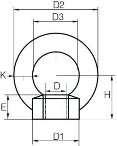 Lifting Eyenuts to Din 582