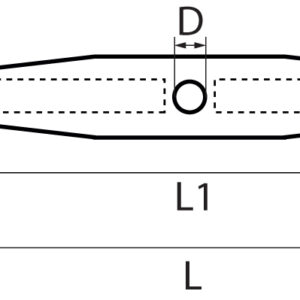 Rigging Screws with Eye & Eye each end