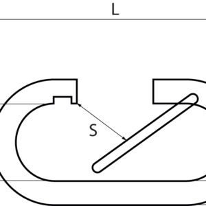 Stainless Steel Chain Link Spring Hook