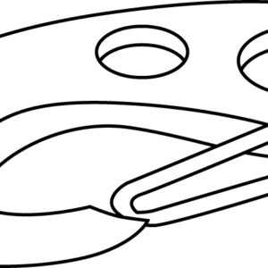 Stainless Steel Double Eye Tack Hook