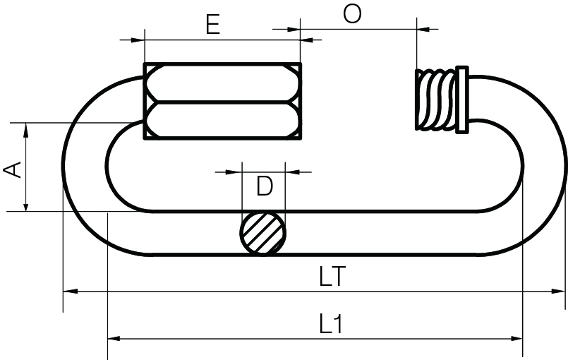 Stainless Steel Long Series Quick Links