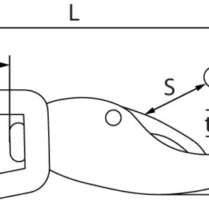 Swivel Eye Boat Snap Hooks Nickel Plated