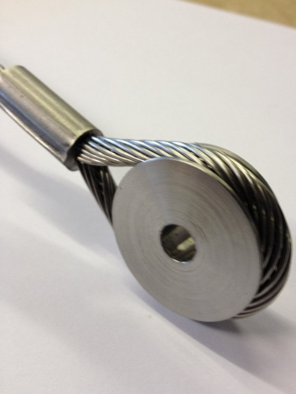 Mainco machined stainless steel round thimble